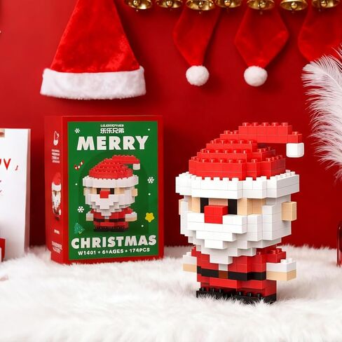 Christmas Figurines Set, Santa Claus and Elf Collectible Decor, Festive Tabletop Statues for Holiday Home Mantel Shelf Display in Saudi Arabia
