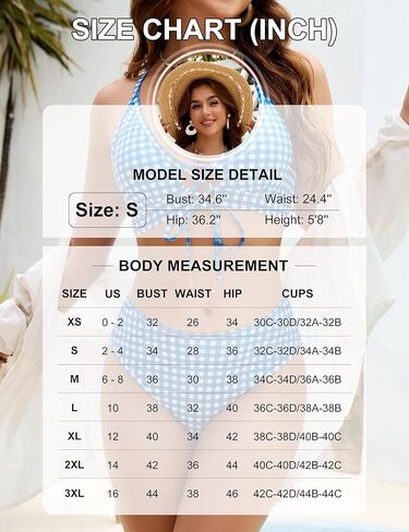 BMJL Women's Mid Waisted Bikini Set V Neck Curvy Bathing Suit Two Piece Supportive Modest Swim Suits 2026 in Saudi Arabia