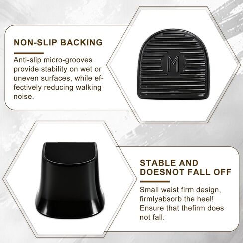 8 Pairs(4 Sizes) Heel Protectors for High Heels,U-Shape Anti-Slip Heel Caps for Grass,Dancing&Outdoor Events,Noise-Reducing Replacement Tips for Stiletto,Pumps & Wedding Heels in Saudi Arabia
