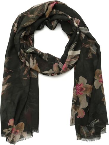 وشاح Adena مستطيل للسيدات من AllSaints، إكسسوار شكلي 100% بقماش خفيف الوزن in Saudi Arabia
