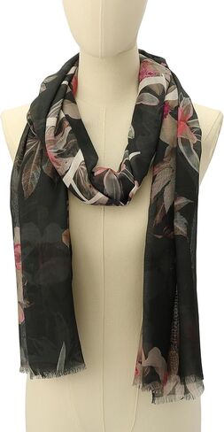 وشاح Adena مستطيل للسيدات من AllSaints، إكسسوار شكلي 100% بقماش خفيف الوزن in Saudi Arabia