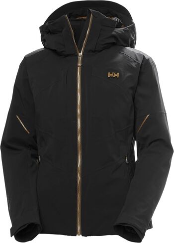 سترات التزلج النسائية Helly-Hansen Atlas Infinity Stretch Jkt مع غطاء رأس قابل للتوسيع، وجرام المعصم، وجيب داخلي in Kuwait