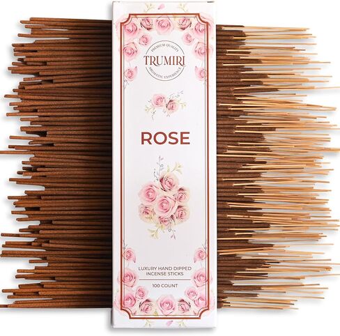 Lavender Incense Sticks - Pack of 100 Insence-Sticks - Inciensos Aromaticos Made with Natural Lavender Essential Oil - Scented Inscents Non Toxic Insense in Saudi Arabia