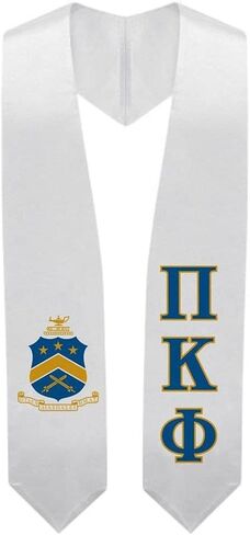 Greekgear Pi Kappa Phi PI PHI Super Crest - Shield Graduation Stole in Saudi Arabia