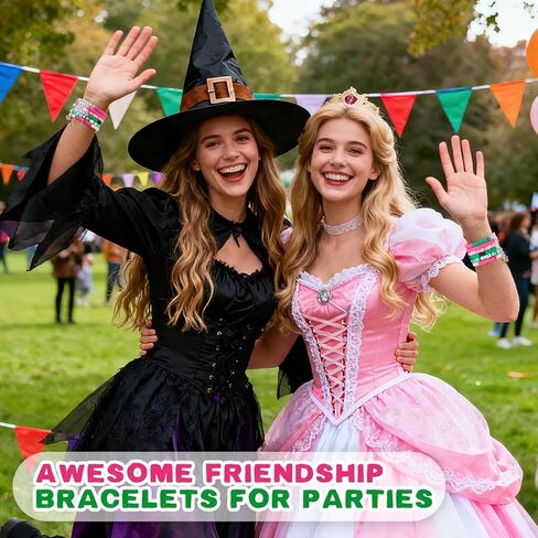Galinda & Elphaba Friendship Matching Bracelets, Movie Witch Matching Bracelets Natural Stone Hat-Crown Best Friend BFF Bracelets Jewelry Gifts for Fans in Saudi Arabia
