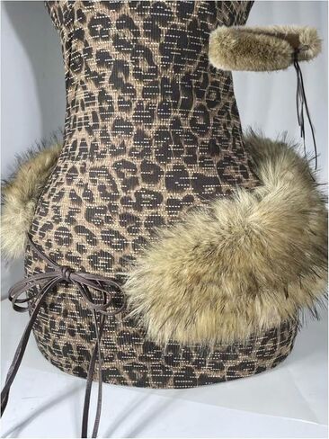 Floerns Women's Faux Fur Tie Waist Wide Belt Vintage Leather Belts for Jeans Dresses in Saudi Arabia