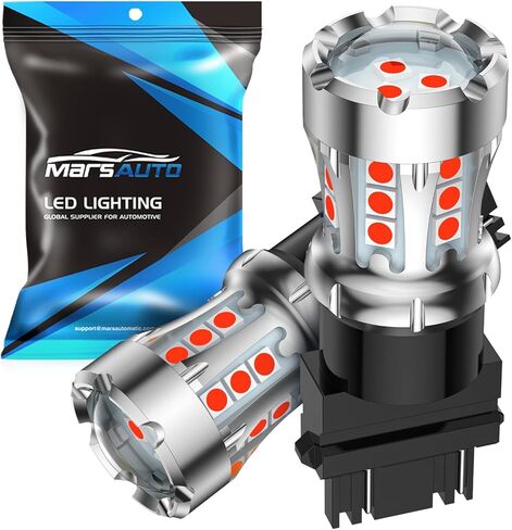 Marsauto 912 921 LED Bulbs for Backup Reverse Lights, 906 904 922 W16W T15 LED Light Bulb White 3020-SMD Canbus Error Free Chip for Turn Signal DRL Brake Tail Lights, Pack of 2 in Kuwait