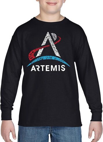 شعار NASA Artemis - تي شيرت بأكمام طويلة للأولاد in Kuwait