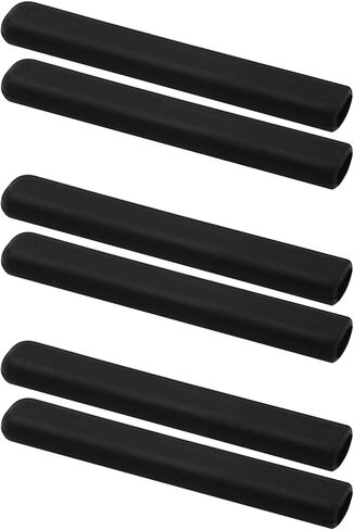 وسادة أذن مضادة للانزلاق، 3 أزواج من وسائد الأذن المصنوعة من السيليكون الأسود، مقابض أذن نظارات العين، تحافظ على النظارات من السقوط، تناسب معبد 0.1-0.3 بوصة (3-12 مم)، للنظارات اليومية/الرياضية in Kuwait