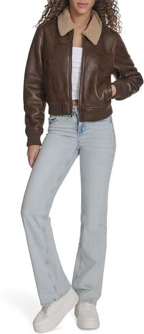 Levi's womens Faux Shearling Western Bomber in Saudi Arabia
