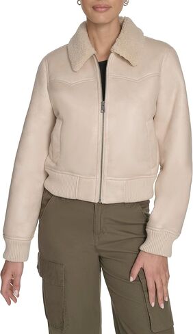 Levi's womens Faux Shearling Western Bomber in Saudi Arabia