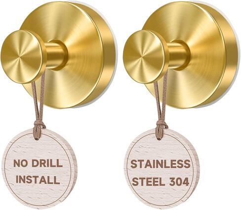 4 Wreath Hangers for Front Door,No Drill Suction Cup Hooks for Door Wreaths, Door Garland Hanger Reusable Holder for Glass Window Door, Fall Decor Thanksgiving Wreaths Christmas Welcome Sign (Gold) in Saudi Arabia