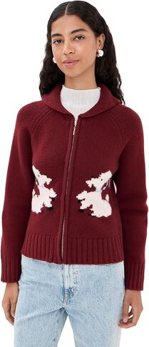 Tanner Fletcher Women's Wellington Poodle Zip-Up Sweater in Saudi Arabia