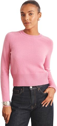 NAADAM, Luxe Cashmere Saddle Crewneck Sweater in Saudi Arabia