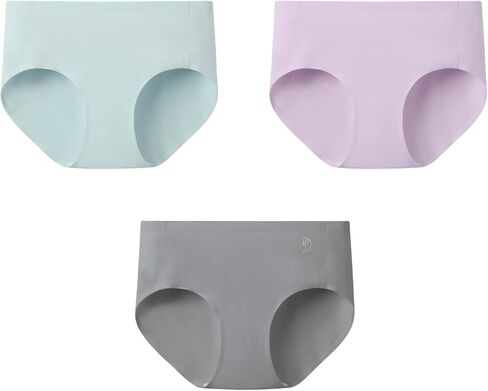 ملابس داخلية نسائية من ELEPHANT&RABBIT 120S Micro-Modal مكونة من 3 قطع: مجمعة ناعمة قابلة للتنفس على شكل سحاب in Saudi Arabia