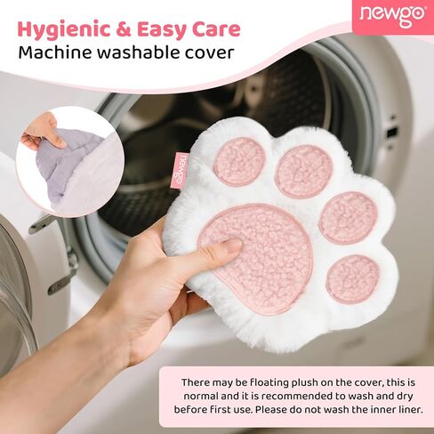 NEWGO Microwavable Unscented Heating Pad for for Women and Kids, Moist Heat Warm Hot Compress for Period Cramps, Stress Relief, Cute Soft Plush Heating Pad, Gift for Kids & Adults with Washable Cover in Kuwait