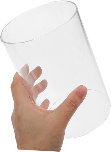 2 قطعة حامل شموع زجاجية أغطية شموع شفافة للشموع العمودية مادة زجاجية لديكور المنزل حفلات الزفاف والمناسبات الخاصة in Kuwait