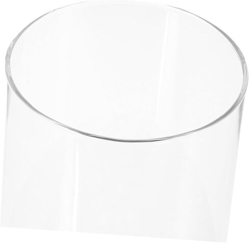 2 قطعة حامل شموع زجاجية أغطية شموع شفافة للشموع العمودية مادة زجاجية لديكور المنزل حفلات الزفاف والمناسبات الخاصة in Kuwait