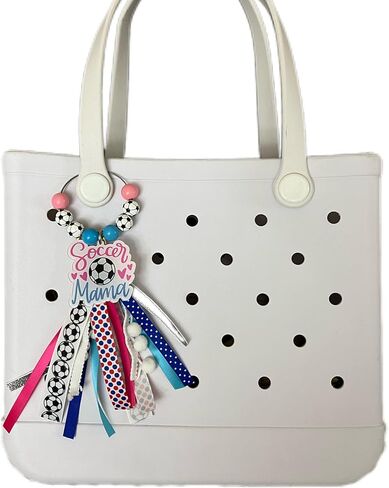 Women Baseball Mom Charms for Bogg Bag Accessories,Baseball Accessories Tassel Charm Decor For Backpack Handbag Tote Rubber Beach Bag,Gifts For Mom Women Teen Girls Boys in Saudi Arabia