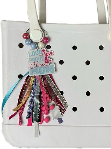 Women Baseball Mom Charms for Bogg Bag Accessories,Baseball Accessories Tassel Charm Decor For Backpack Handbag Tote Rubber Beach Bag,Gifts For Mom Women Teen Girls Boys in Saudi Arabia
