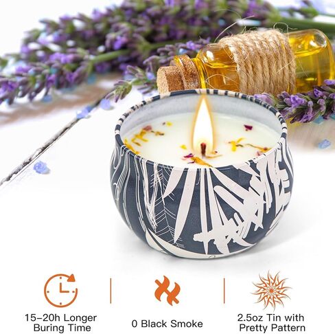 16 Pack Soy Wax Scented Candle Gift Set, Bulk Value Aromatherapy Candles with Fresh Green, Sea Salt & Sage, Coconut Vanilla, Lemon, Ocean Breeze, Vanilla, Lavender & Berry Scents – Gifts for Women in Saudi Arabia