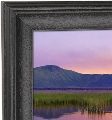 14x26 Panoramic Photo Frame Black Solid Wood Picture Frame 14x26 inch Painting Frame Poster Frame (S23B1426) in Saudi Arabia