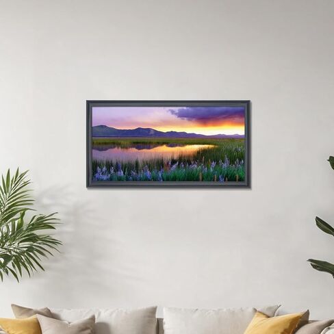 14x26 Panoramic Photo Frame Black Solid Wood Picture Frame 14x26 inch Painting Frame Poster Frame (S23B1426) in Saudi Arabia