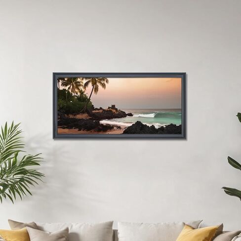 إطار صورة بانورامي مقاس 14 × 36 من الخشب الصلب الأسود مقاس 14 × 36 بوصة إطار صورة إطار اللوحة مقاس 14 × 36 بوصة إطار ملصق (S23B1436) in Saudi Arabia
