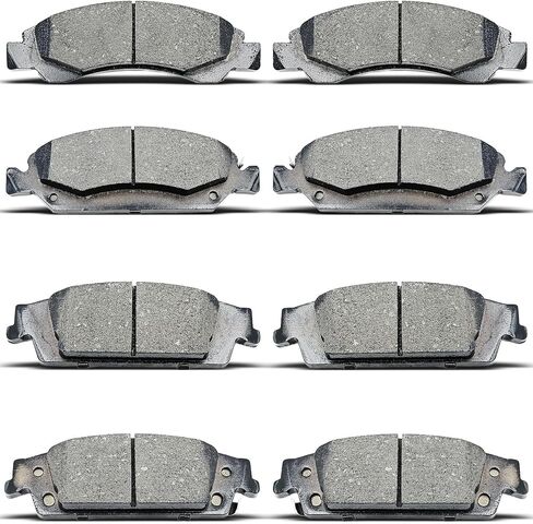 Front Rear Ceramic Brake Pads Compatible with Subaru Forester Brz Impreza Crosstrek, D1114 D1539 in Kuwait