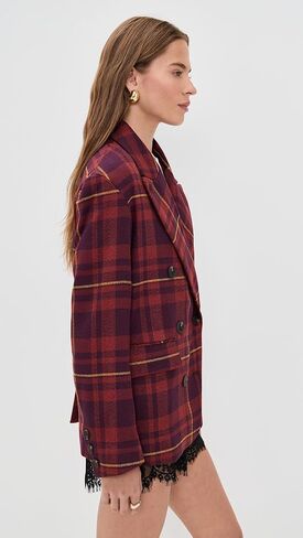 Free People Women's Dean Double Breasted Blazer in Saudi Arabia