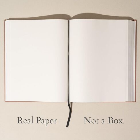 كتب ديكور لديكور المنزل - مجموعة من 3 كتب بغلاف مقوى من الكتان الحقيقي مع صفحات فارغة - ديكور طاولة القهوة في المزرعة الحديثة، لهجة تصميم الرف والمدخل (ألوان محايدة) in Kuwait