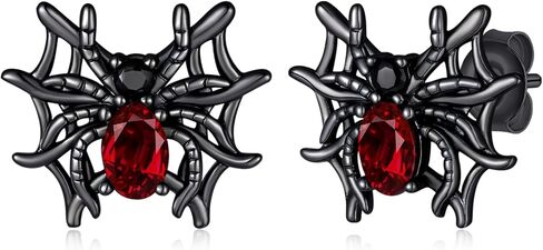 Gothic Bat Earrings 925 Sterling Silver Goth Bat Stud Earrings Gothic Halloween Jewelry Gifts for Women in Kuwait