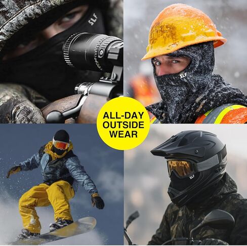 SLEEFS Thermal Fleece Balaclava – Windproof, Breathable Cold Weather Ski Mask for Men & Women – Full Face & Neck Cover in Saudi Arabia