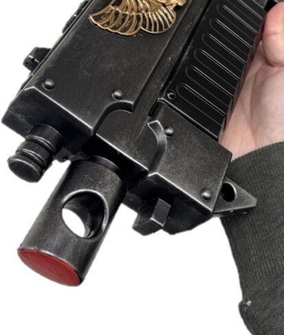 دعامة نسخة طبق الأصل من WarH40K Space Warrior Bolter، رغوة البولي يوريثان، مقاس كبير 1:1، للأزياء التنكرية، مجموعة الهالوين للأعمار من 15 عامًا فما فوق in Kuwait