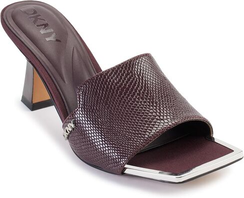 DKNY Women's Kailyn Square Toe Heeled Sandal Mules in Saudi Arabia