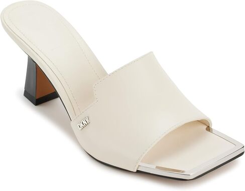 DKNY Women's Kailyn Square Toe Heeled Sandal Mules in Saudi Arabia
