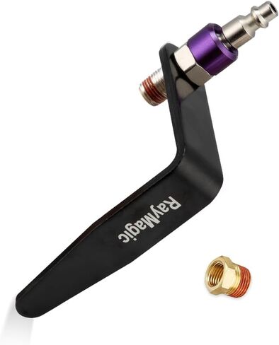 Steel Pneumatic Tool Rafter Hook 360° Swivel Hanger, Durable,Reusable Metal Organaizer Adjustable Easy Install Hooks with 1/4" Air Tool Swivel Fitting, for Air Nailer, 2-Piece, Purple in Kuwait