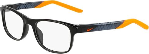 Nike NIKE 5059 008 Black/Total Orange 46/15/130 Ophthalmic Eyewear Frame in Saudi Arabia