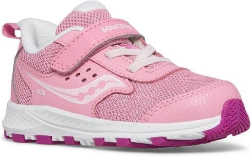 Saucony Kids Ride JR (Toddler) Sneaker, Pink, 7.5 US Unisex in Saudi Arabia