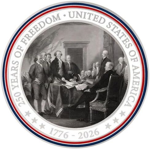 PinMart's Semiquincentennial Lapel Pin - Celebrate America with Lapel Pins for Men and Women, Perfect USA 250th Anniversary Merchandise to Celebrate 250 Years of American Freedom in Saudi Arabia