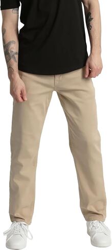 The Perfect Jean Denkhaki Khaki Pants for Men Athletic Fit, Stretch Dress Pants for Men in Saudi Arabia