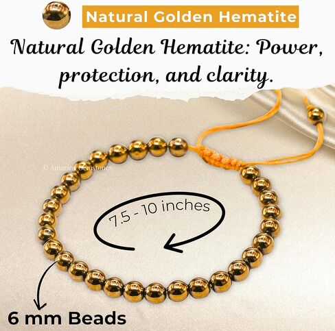 Amazing Gemstone Crystal Agate Bracelet, Gifts For Men and Women - Protection Healing Crystal Bracelet - 6mm Gemstone Beaded Adjustable Bracelet, Pulseras Para Hombres Mujer Stocking Stuffers in Saudi Arabia