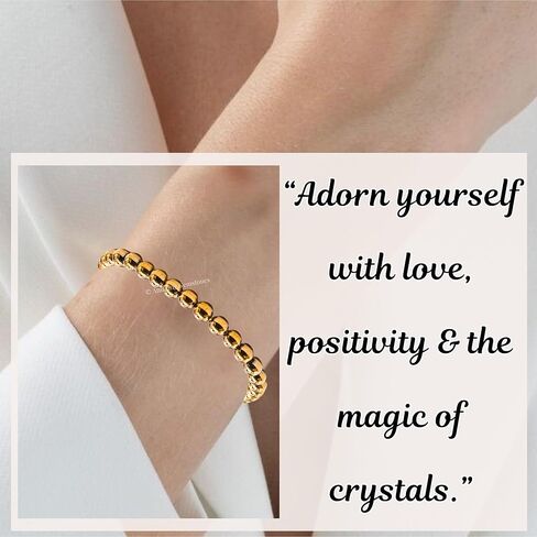 Amazing Gemstone Crystal Agate Bracelet, Gifts For Men and Women - Protection Healing Crystal Bracelet - 6mm Gemstone Beaded Adjustable Bracelet, Pulseras Para Hombres Mujer Stocking Stuffers in Saudi Arabia