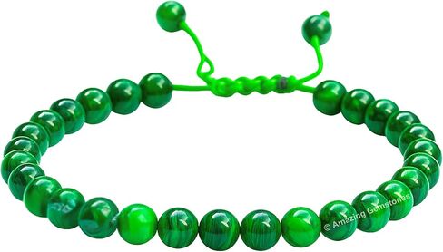 Amazing Gemstone Crystal Agate Bracelet, Gifts For Men and Women - Protection Healing Crystal Bracelet - 6mm Gemstone Beaded Adjustable Bracelet, Pulseras Para Hombres Mujer Stocking Stuffers in Saudi Arabia