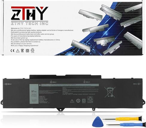 ZTHY P83V9 استبدال بطارية الكمبيوتر المحمول Dell Precision 5470 5480 5490 Series Notebook P154G P154G001 P154G002 CDTT2 15.4V 72Wh 4442mAh 4-Cell in Saudi Arabia