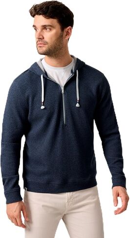 johnnie-O Zoeller Lakewave Half-Zip Hoodie in Saudi Arabia