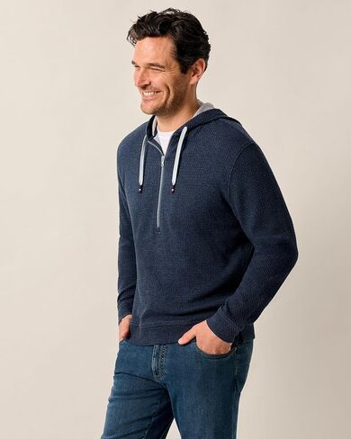 johnnie-O Zoeller Lakewave Half-Zip Hoodie in Saudi Arabia