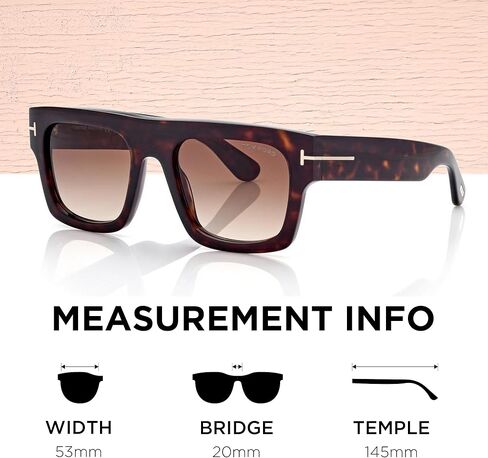 Tom Ford FT0711 FAUSTO Square Shape Sunglasses + Bundle With eSHADES Eyewear Cleaning Kit in Saudi Arabia