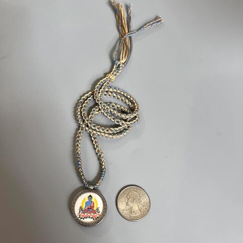 MollyBoxStudio التبت البوذية التبتية البوذية قلادة بوذا قلادة الكتاب تميمة Vajra قلادة هدية فكرة للوالدين in Kuwait