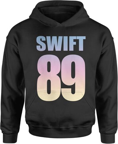 Expression Tees Lover Era Swift 89 Birth YearYouth-Sized Hoodie, Soft Fleece, Comfortable Fit, Trendy Graphic Design in Saudi Arabia